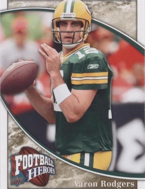 2009 Upper Deck Football Heroes Aaron Rodgers #82