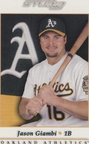 2001 Donruss Studio - Jason Giambi #35