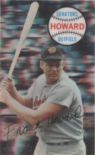 1970 Kellogg's 3-D Super Stars - Frank Howard #6