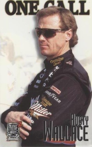 1997 Finish Line Phone Pak Racing 2 Phone Cards - Rusty Wallace #4