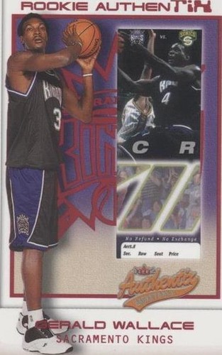2001-02 Fleer Authentix - Gerald Wallace #121