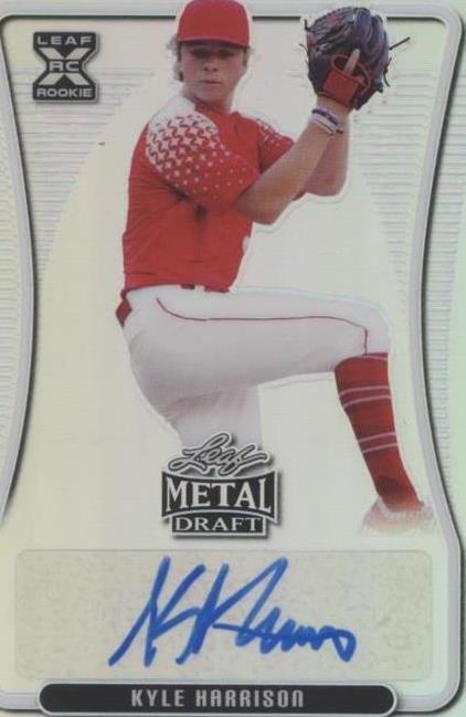 2020 Leaf Metal Draft - Kyle Harrison #BA-KH1