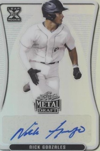 2020 Leaf Metal Draft - Nick Gonzales #BA-NG1