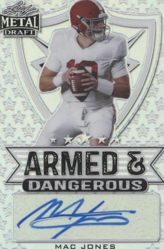 2021 Leaf Metal Draft Mac Jones #AD-MJ1
