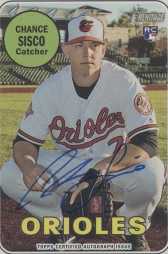 2018 Topps Heritage - Chance Sisco #ROA-CSI