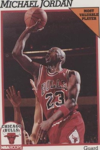 1991-92 NBA Hoops #30 Michael Jordan MVP Chicago Bulls