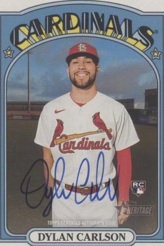 2021 Topps Heritage - Dylan Carlson #ROA-DC