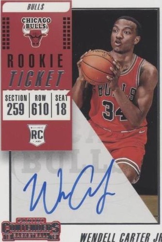 2018-19 Panini Contenders - Wendell Carter Jr. #114