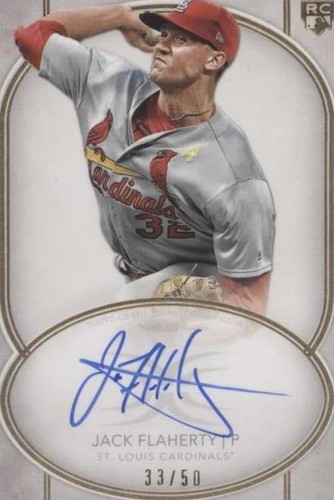 2018 Topps Definitive Collection - Jack Flaherty #DRA-JF