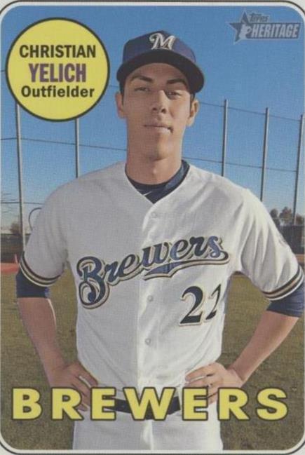 2018 Topps Heritage High Number - Christian Yelich #720