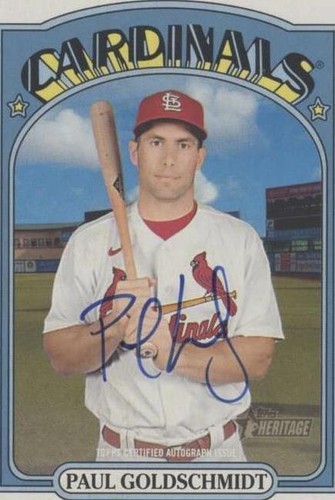 2021 Topps Heritage High Number - Paul Goldschmidt #ROA-PG