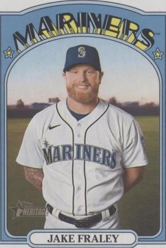 2021 Topps Heritage High Number - Jake Fraley #625