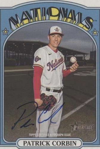 2021 Topps Heritage - Patrick Corbin #ROA-PC