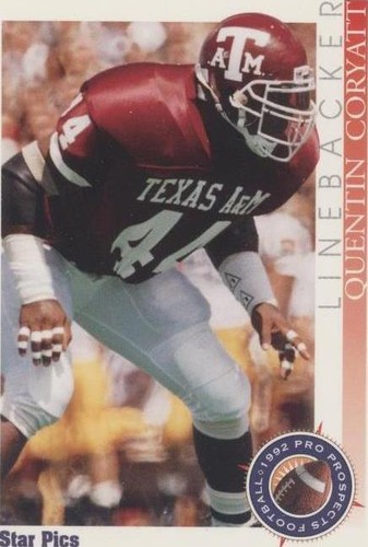 1992 Star Pics Quentin Coryatt #23