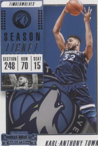 2018-19 Panini Contenders - Karl-Anthony Towns #61