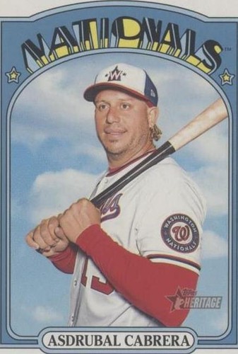 2021 Topps Heritage - Asdrubal Cabrera #66