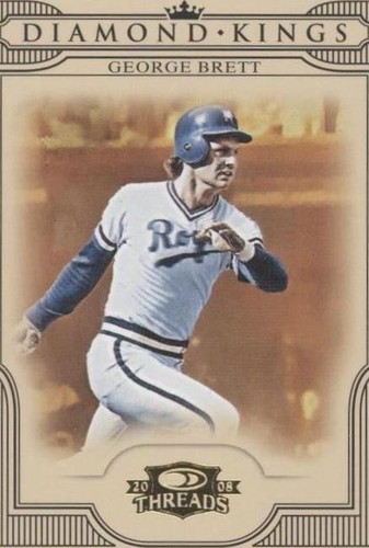 2008 Donruss Threads - George Brett #DK-38