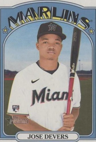 2021 Topps Heritage High Number - Jose Devers #670