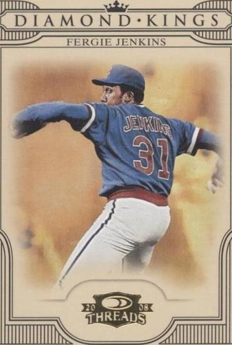 2008 Donruss Threads - Fergie Jenkins #DK-35