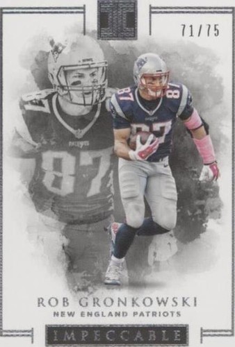 2016 Panini Impeccable Rob Gronkowski #64