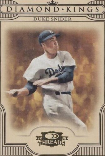 2008 Donruss Threads - Duke Snider #DK-30