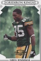 2007 Donruss Threads Greg Jennings #PGK-21