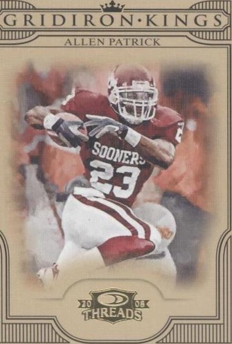 2008 Donruss Threads Allen Patrick #CGK-2