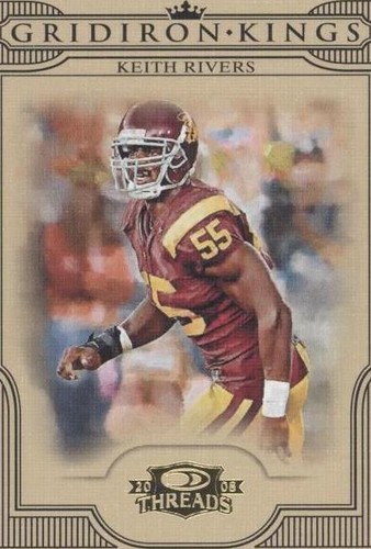 2008 Donruss Threads Keith Rivers #CGK-22