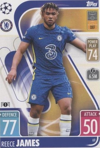 2021-22 Topps Match Attax UCL Reece James #69