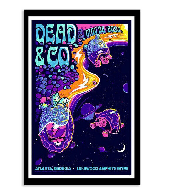 Dead & Company Poster 2023 Atlanta GA Lakewood VIP 5/28/23 Kramer Terrapin