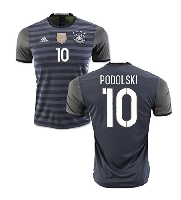 Trikot Adidas DFB 2016-2018 Away - Podolski [128 - XXL] Fußball EM Deutschland 