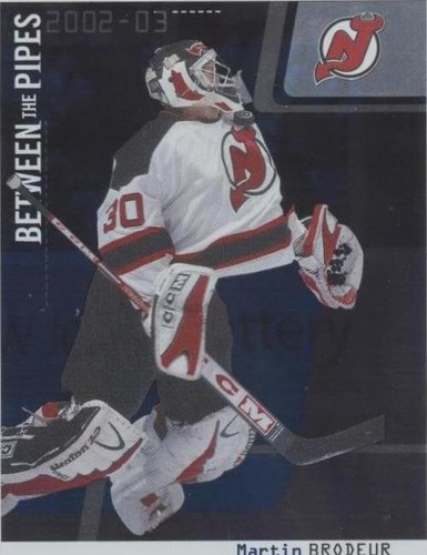 2002-03 In the Game Be A Player Between the Pipes - Martin Brodeur #8