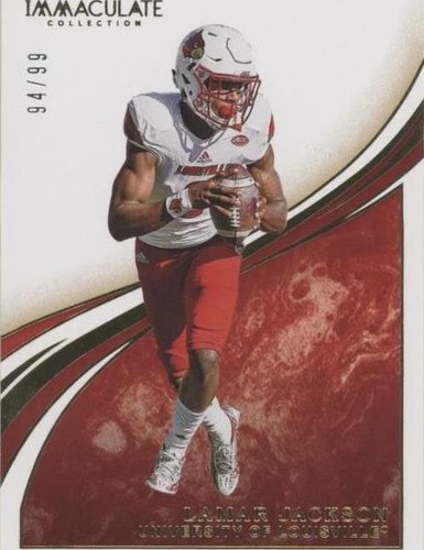 2020 Panini Immaculate Collection Collegiate Lamar Jackson #18