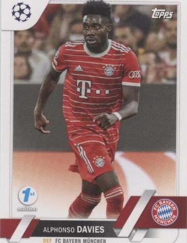 2022-23 Topps UEFA Club Competitions 1st Edition Alphonso Davies #162