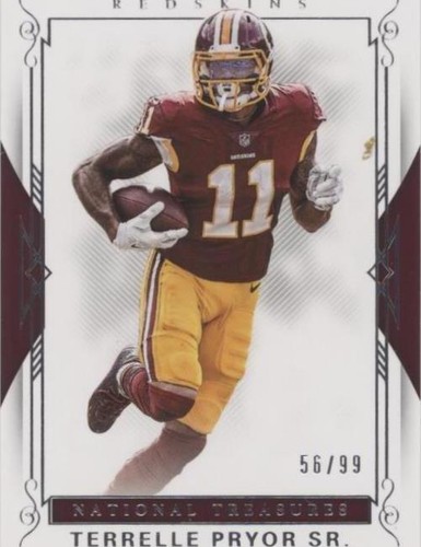 2017 Panini National Treasures Terrelle Pryor #87