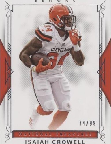 2017 Panini National Treasures Isaiah Crowell #44