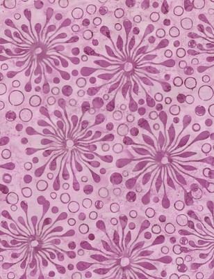 Cotton Print Yarmulkes Sea Anemone Batik - POTION Sewing Craft Quilt Yardage BTY