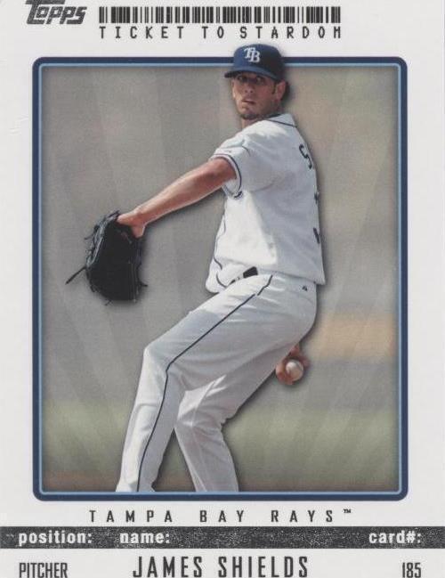 Topps Ticket To Stardom 2009 - James Shields #185