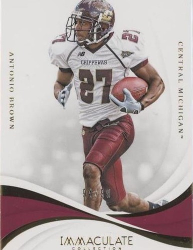 2019 Panini Immaculate Collection Collegiate Antonio Brown #14