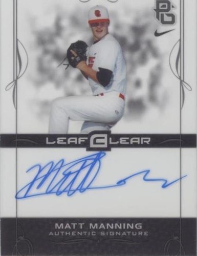 2015 Leaf Ultimate Draft - Matt Manning #BA-MM1