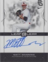 2015 Leaf Ultimate Draft - Matt Manning #BA-MM1