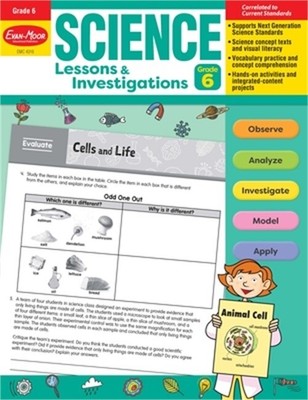 Science Lessons and Investigations, Grade 6 (Paperback or Softback)
