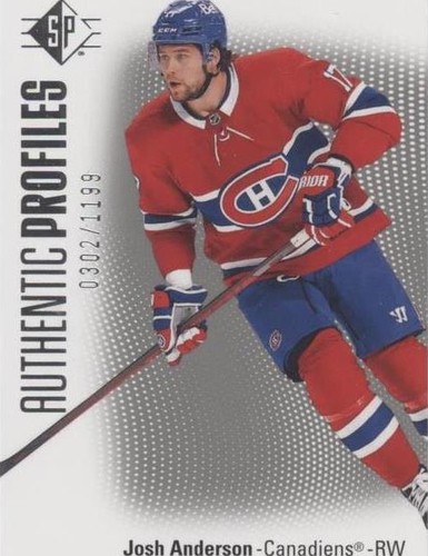 2021-22 SP - Josh Anderson #AP-6