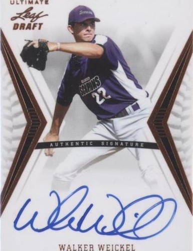 2012 Leaf Ultimate Draft - Walker Weickel #BA-WW1