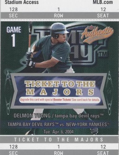 2004 Fleer Authentix - Delmon Young #112