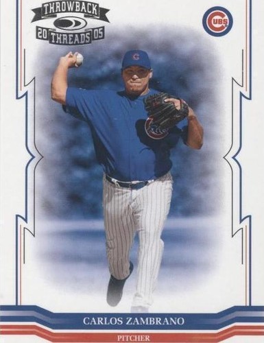 2005 Donruss Throwback Threads - Carlos Zambrano #38