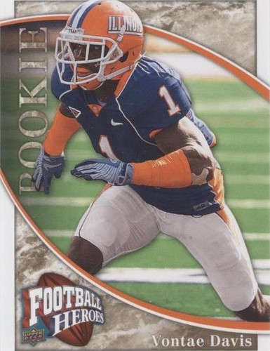 2009 Upper Deck Football Heroes Vontae Davis #172