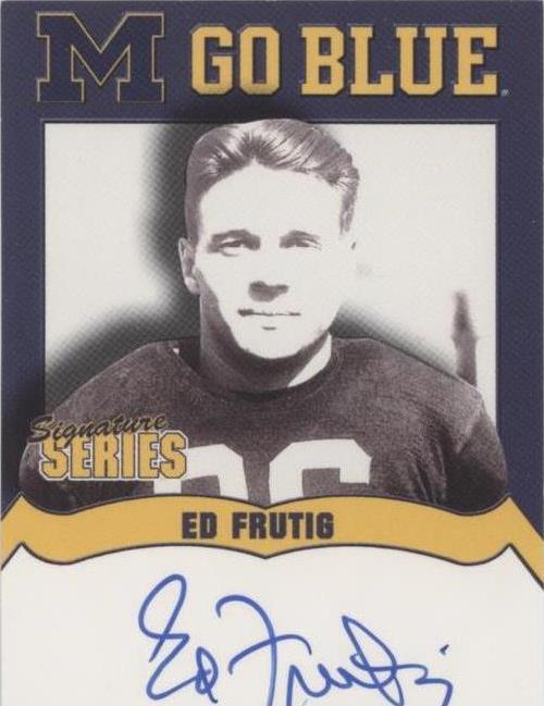 2002 TK Legacy Michigan Wolverines Ed Frutig #MGB1