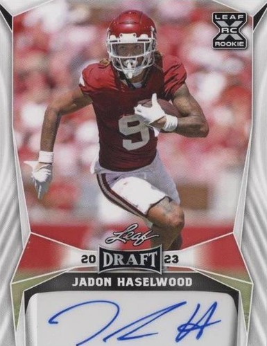 2023 Leaf Draft Jadon Haselwood #BA-JH1
