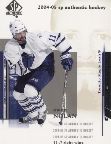 2004-05 SP Authentic - Owen Nolan #83